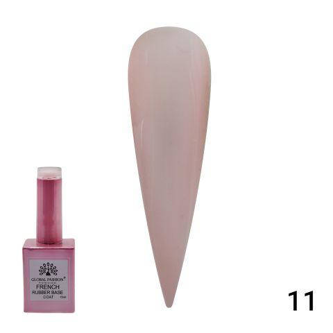 

Камуфляжная база френч, Rubber Base Coat French, 15 мл., Global Fashion