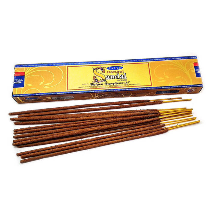 

Благовония Натуральный Сандал Сатья 15 г (Incense Natural Sandal Satya)