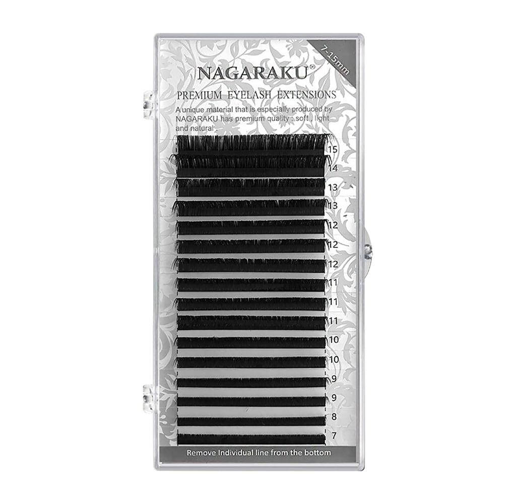 

Ресницы Nagaraku Mix (Нагараку) D, 0.10