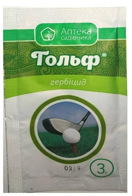 

Гербицид для газона Гольф 3 г Укравит