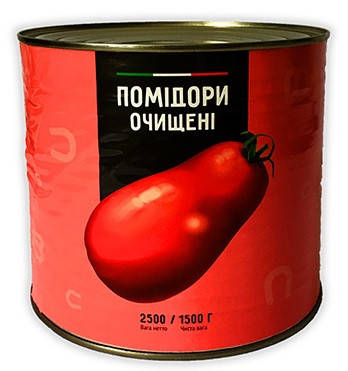 

Томаты очищенные POMODORI PELATI, 1500г