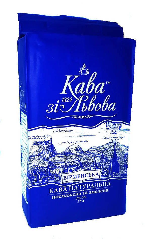 

2051-кофе Кава зi Львова 225гр. Вiрменська