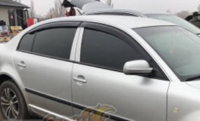 

Дефлекторы окон (ветровики) Skoda Superb 1 sedan 2002-2008, VL - Cobra Tuning, S21702