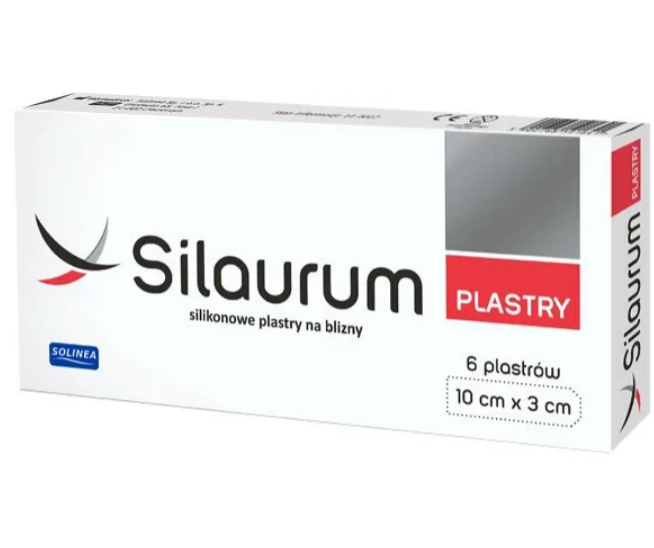 

Cиликоновый пластырь от рубцов 3см. × 10см. 6 штук в упаковке Silaurum Польша Доставка из ЕС