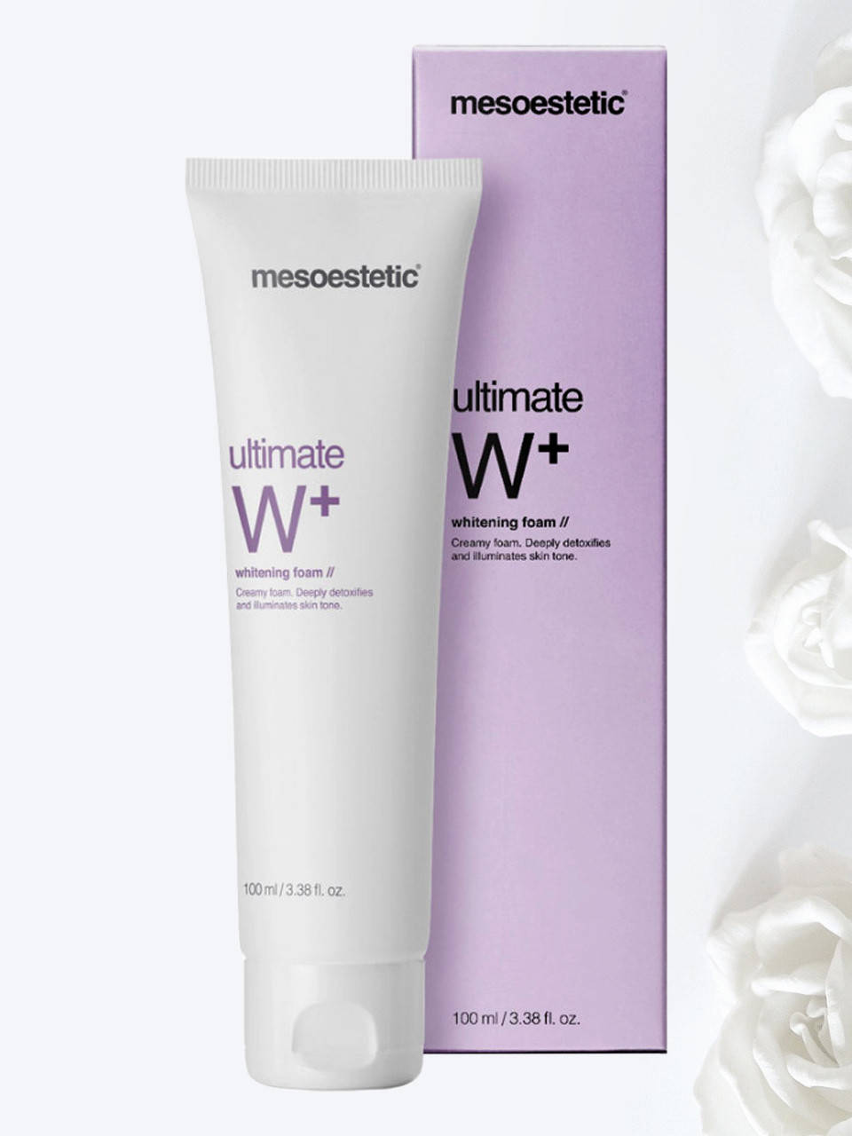 

Осветляющая пенка для умывания Ultimate W+ whitening foam Mesoestetic 100 мл