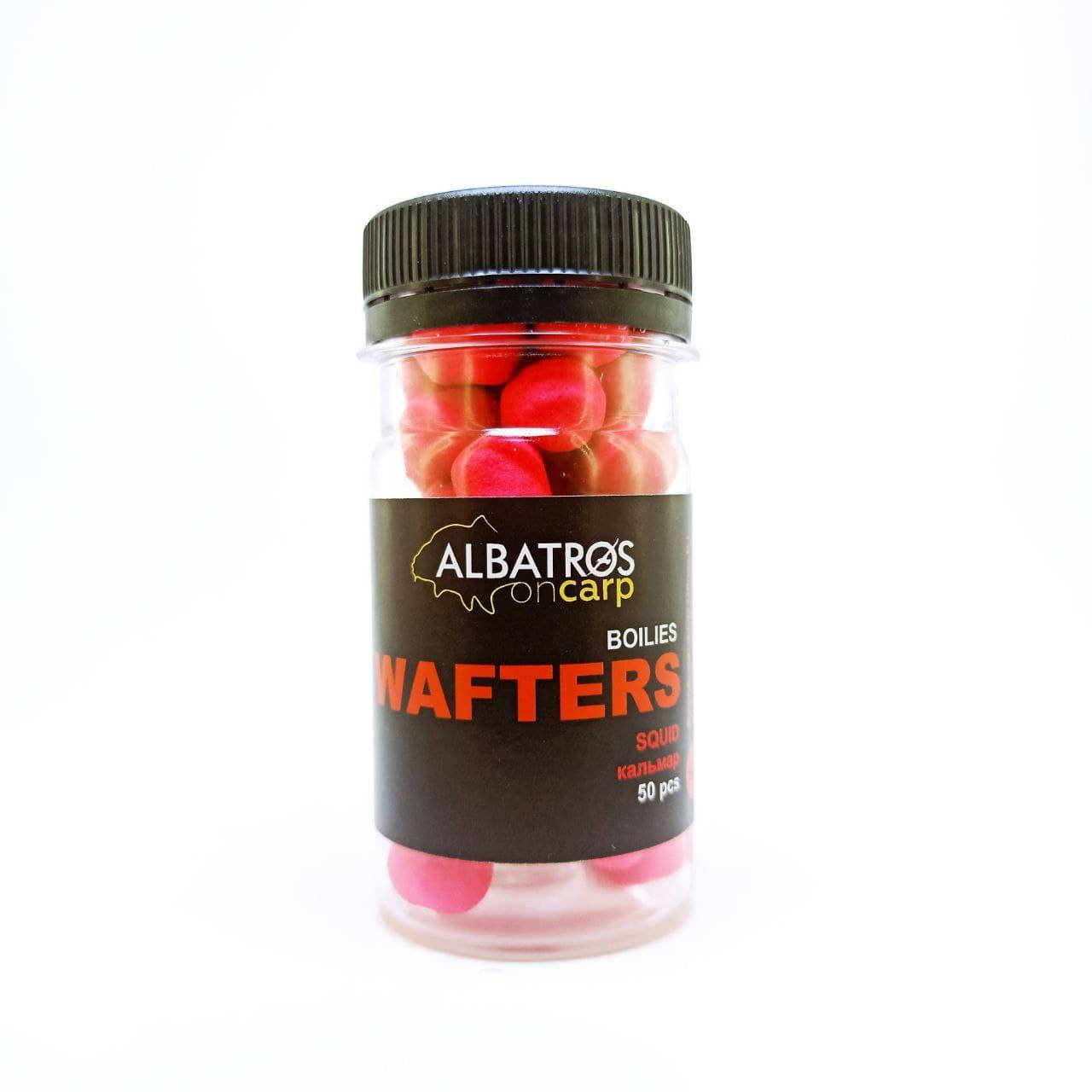 

Вафтерсы бойлы нейтральной плавучести WAFTERS SQUID (КАЛЬМАР) 11*9 "Albatros on Carp"
