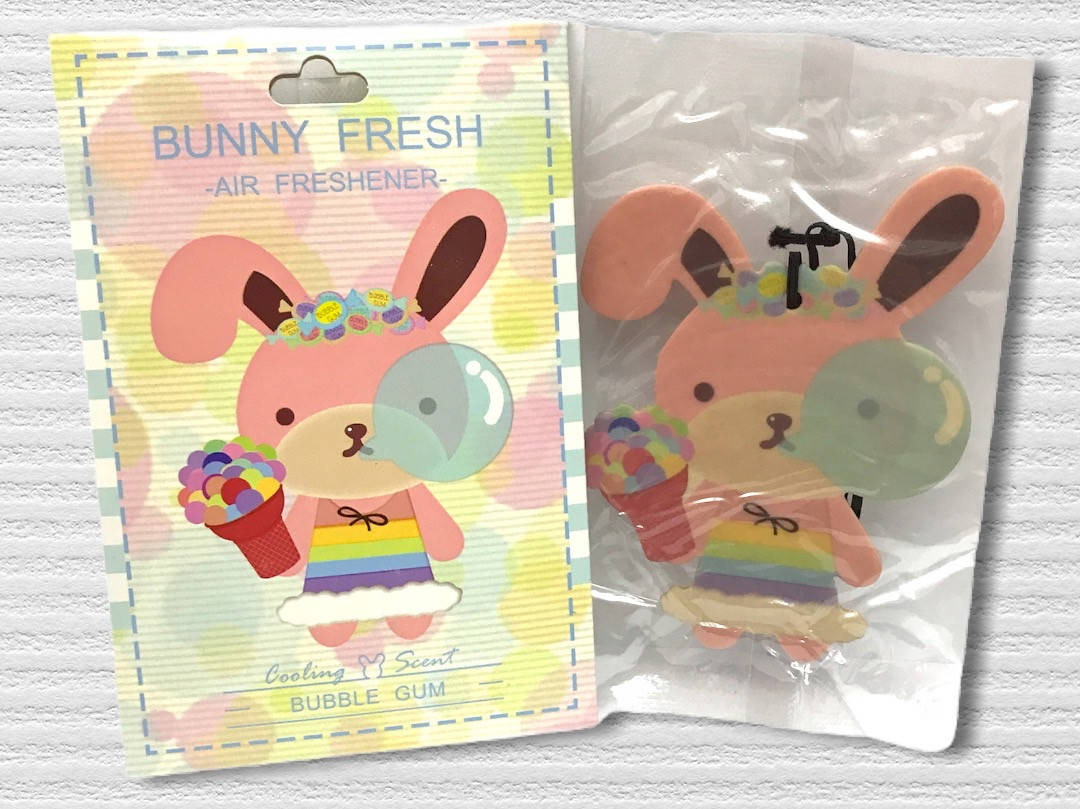 

Ароматизатор в авто / гардероб парфюмированный Bunny Fresh "BUBBLE GUM", жвачка