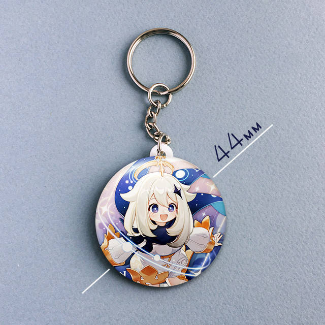 

"Паймон (Геншин / Genshin)" брелок круглый Ø44 мм, Разные цвета