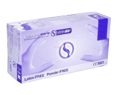 

Нитриловые перчатки Sempercare (100 пар/200 шт в упаковке, Фиолетовый
