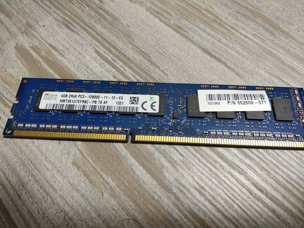 

Оперативная память 4gb SKhynix 2Rx8 DDR3-1600 Mhz PC3-12800E (Intel/AMD)