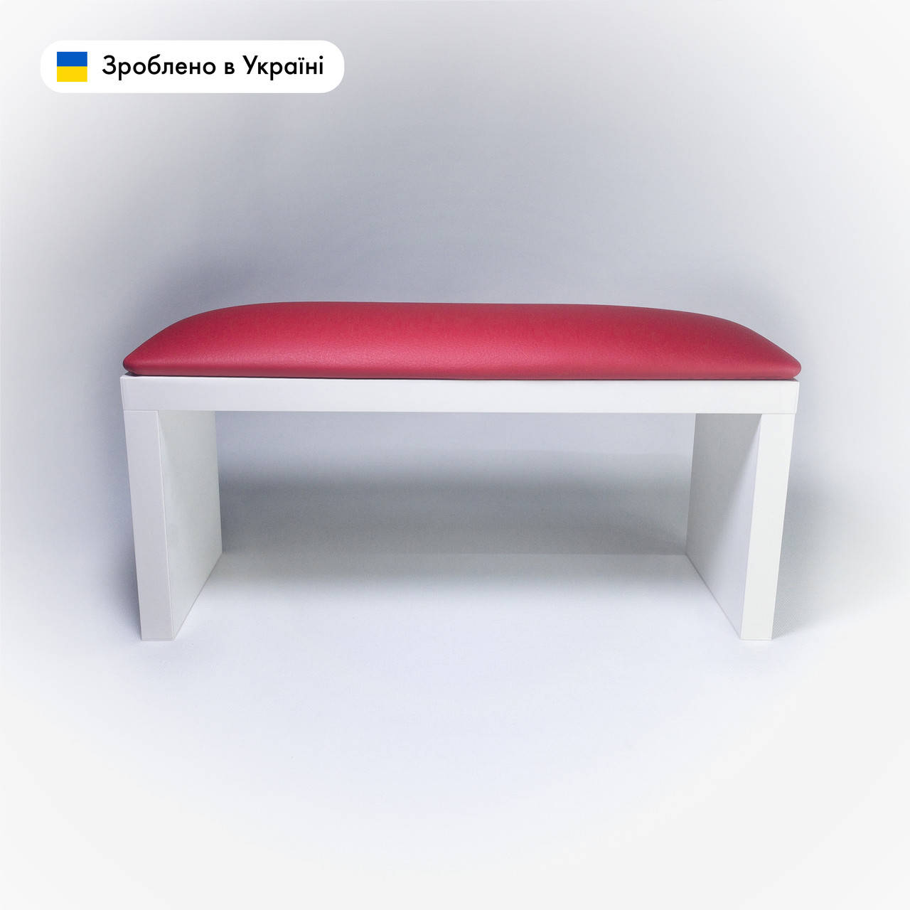 

Маникюрная подставка для рук (Подлокотник) UNAIL WOOD на ножках, красный