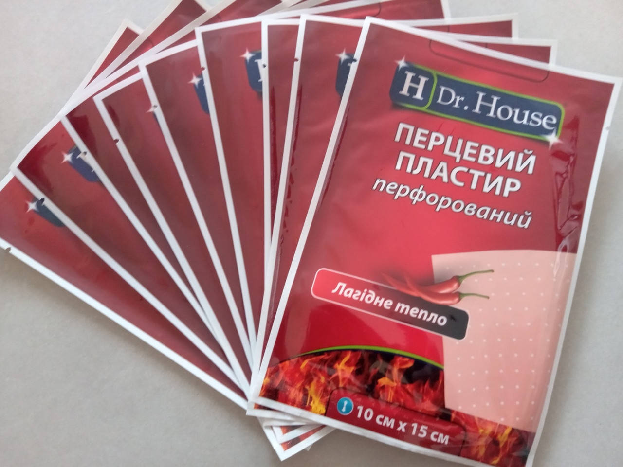 

Перцовый пластырь перфорированный (10х15см.) Dr.House