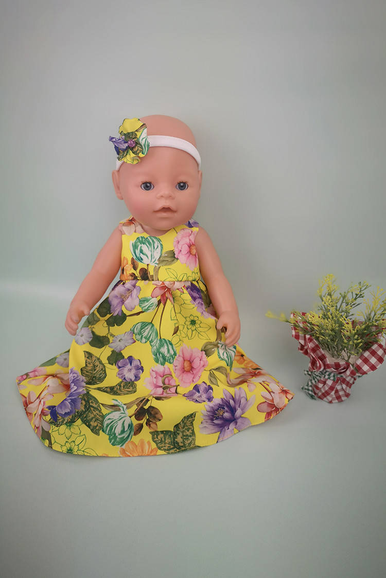 

Платье для куклы Baby Born "Солнечное"