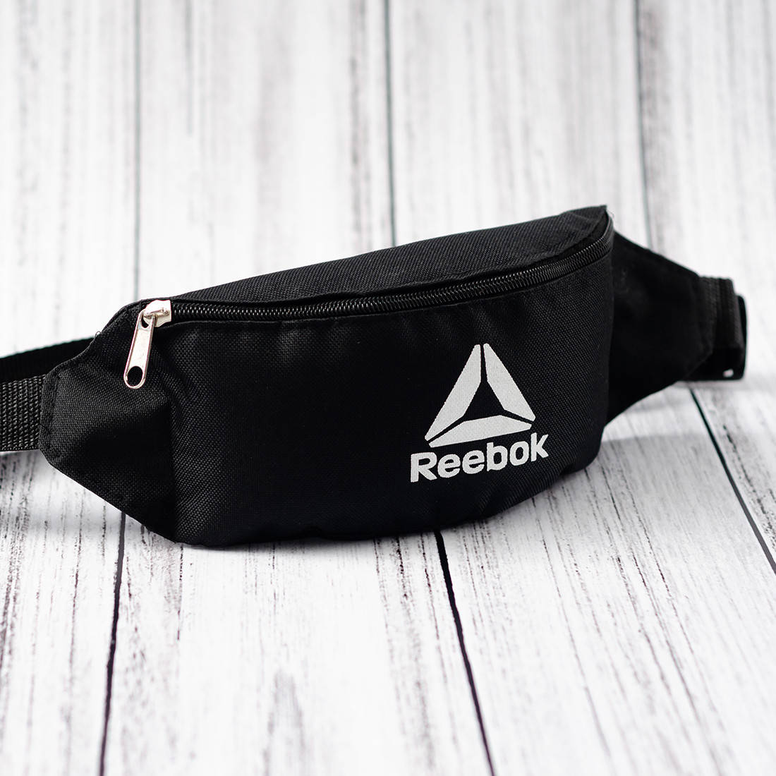 

Поясная сумка бананка Rbk черная iva, Черный