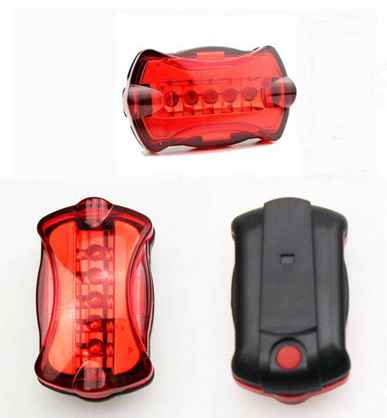 

Велосипедный задний фонарь (СТОП) SD-781A, 5 LED, 7 режимов