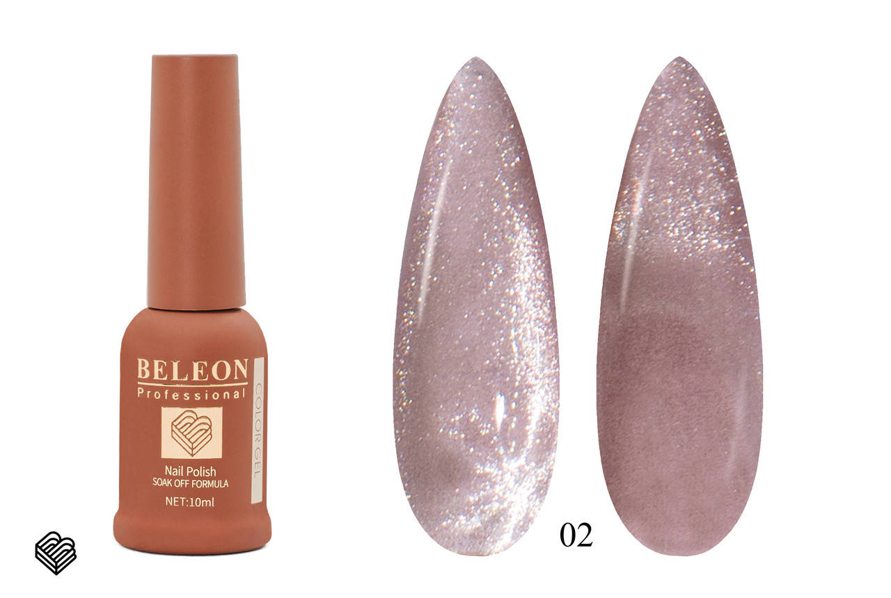 

Гель-лак BELEON Cristal Spar Cat Seye 10 мл №02