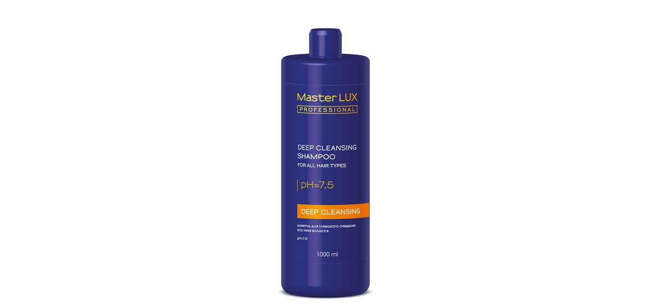 

Шампунь для глубокой очистки волос Master LUX Professional Deep Cleansing Shampoo 1000 мл (19250Gu)