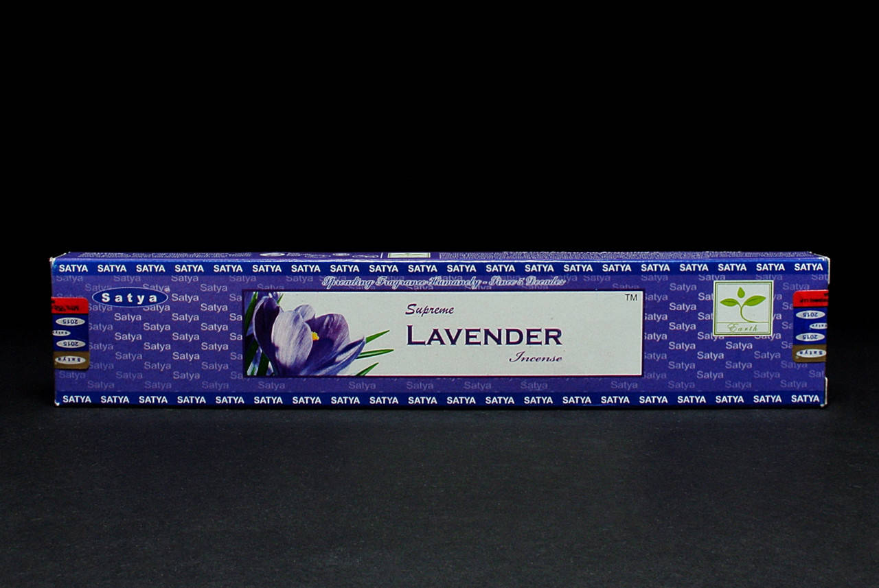 

Натуральные благовония Supreme Lavander (Лаванда) от фирмы Satya (Сатья),15 г