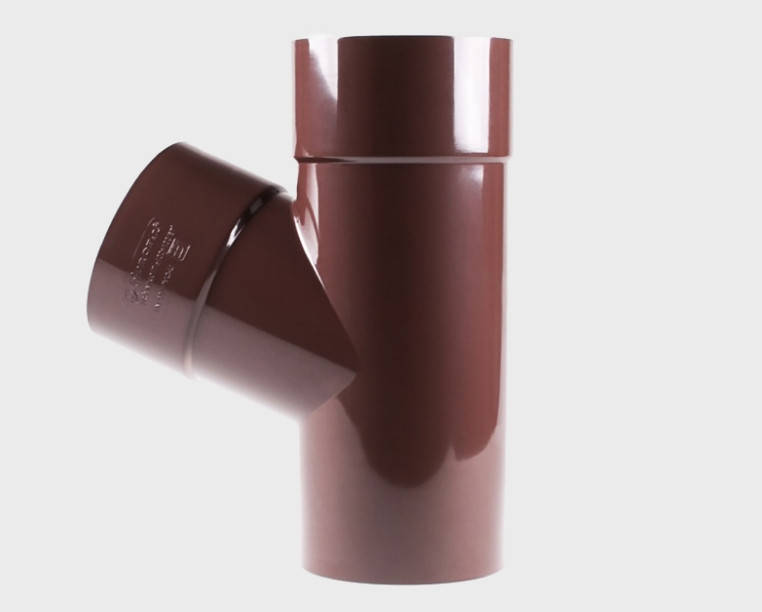 

Тройник трубы Profil Д=100мм/100мм/67 градусов, цвет коричневый