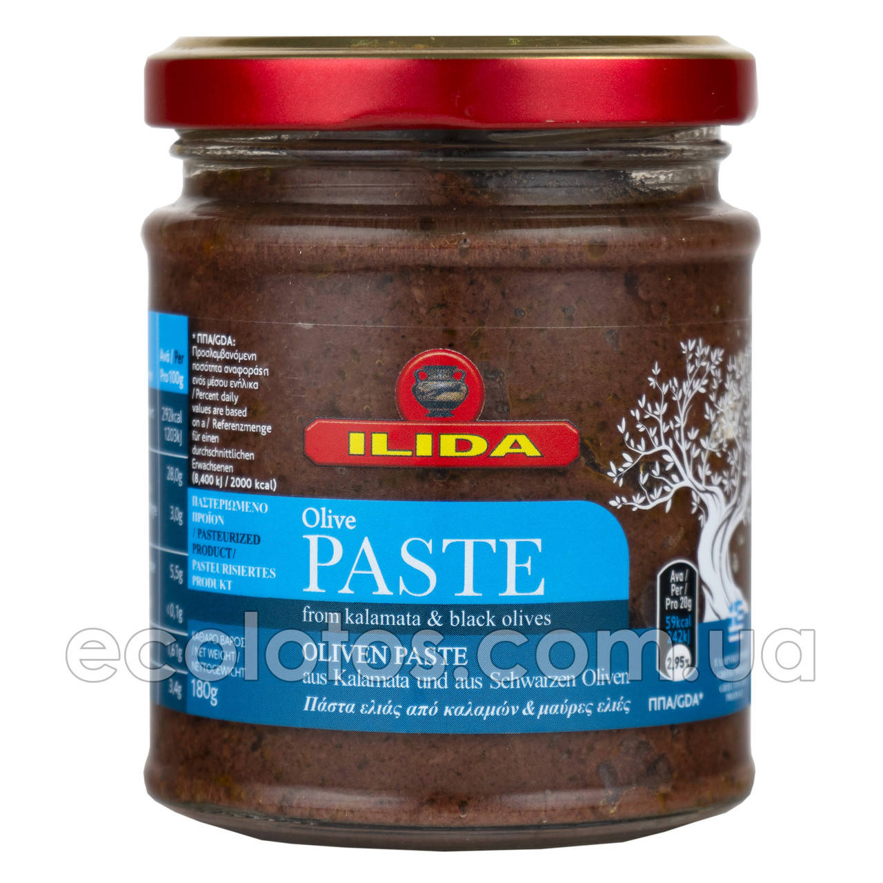 

Паста из оливок Каламата "ILIDA" 180 г