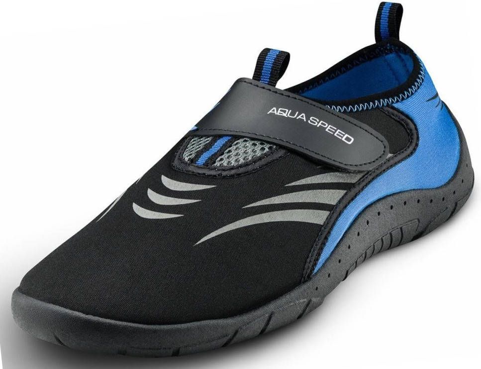 

Аквашузы (коралловые тапочки) Aqua Speed 27B, черные с синим 45