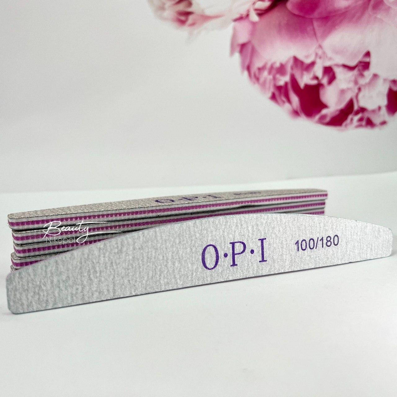 

Пилка для ногтей OPI полукруг 100/180