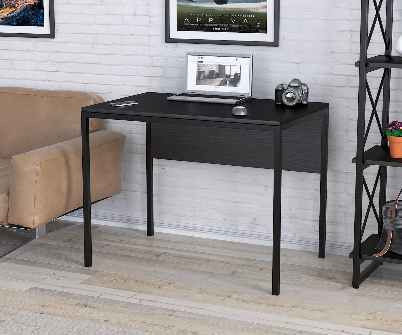

Письменный стол L-2p mini Loft Design Венге Луизиана
