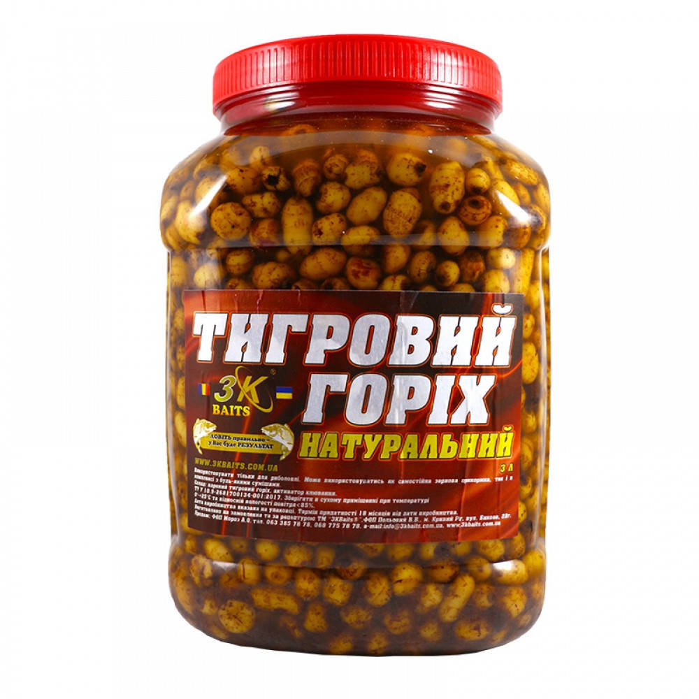 

Тигровый орех 3KBaits натуральный 3л (3KB1187)