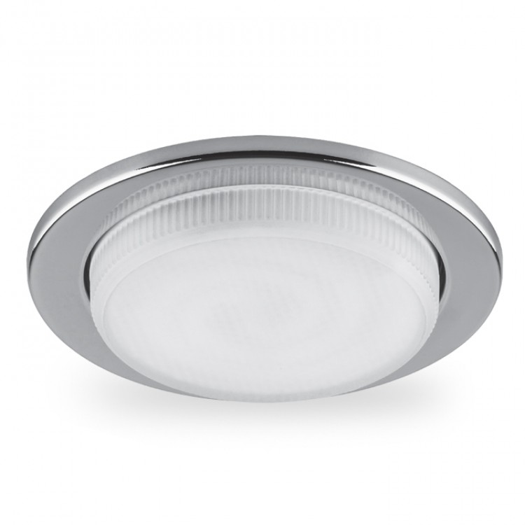 

Встраиваемый точечный светильник Feron DL53 хром под лампу GX53