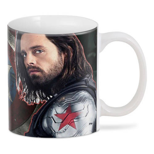 

Кружка GeekLand Капитан Америка Captain America Баки Барнс CA.02.023, Белый
