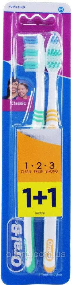 

Зубна щітка Oral-B classic 1+1