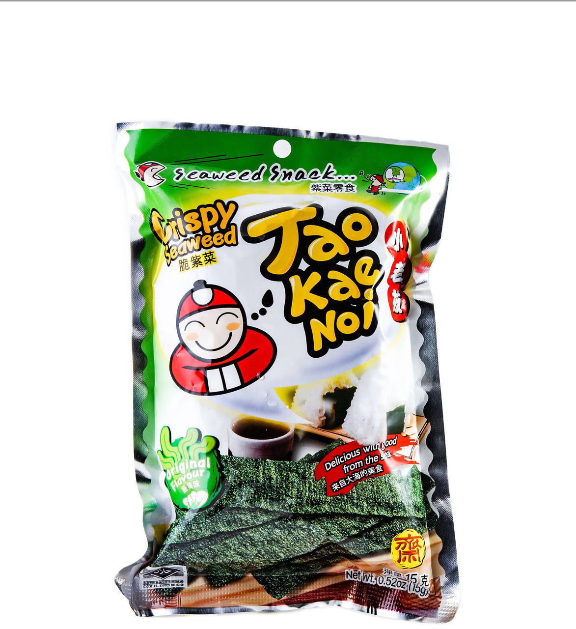 

Нори снек оригинальний вкус Taokaenoi 15 г
