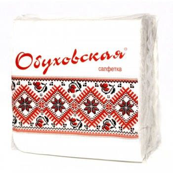 

Серветка Обухівська біла 80 листів
