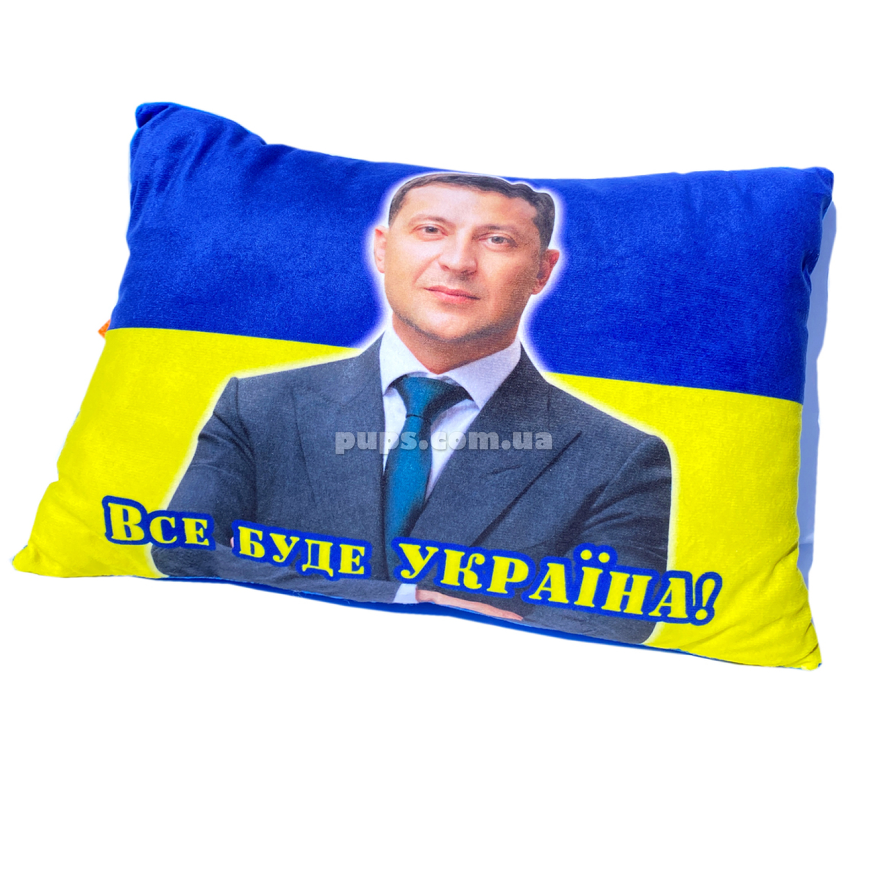 

Подушка с принтом Владимир Зеленский - Все буде Україна ! 40*26 см