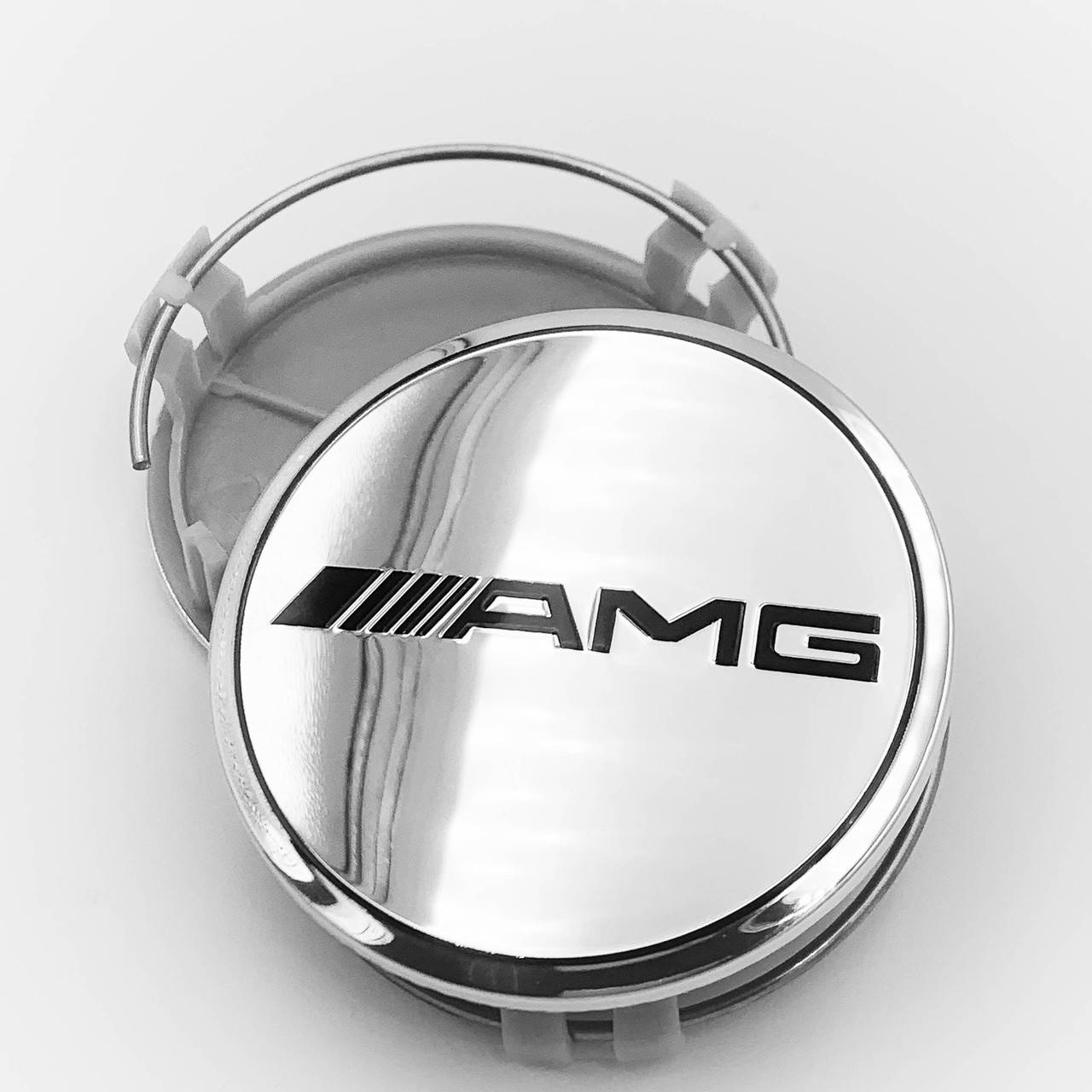 

Колпачки(заглушки) в литые диски AMG Mercedes Benz (Мерседес) 75 мм Серебристые