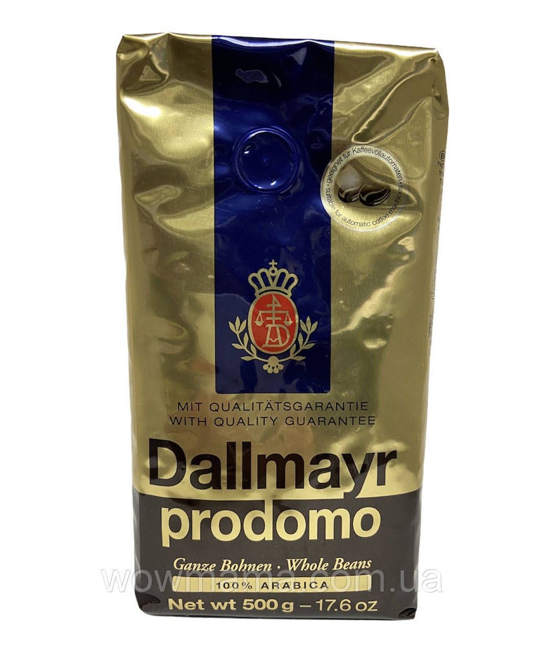 

Кава в зернах Dallmayr Prodomo 100% арабіка 500 г 4008167103219