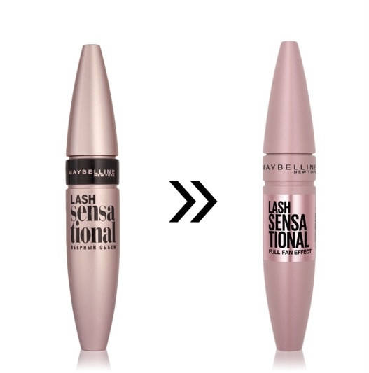 

Туш для вій Maybelline Lash Sensational (об"єм і розділення), Черный