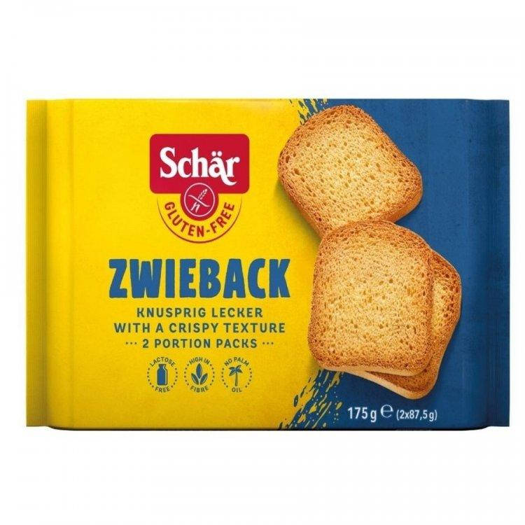 

Сухари без глютена “Zwieback" Dr. Schar 2х83 г
