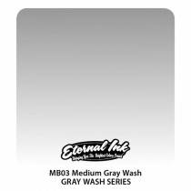 

Краска для татуировочных работ Eternal ink. Gray Wash Medium 1/2 oz