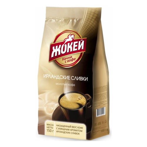 

Жокей Кава Ірландські Вершки Мелена 150гр (Жокей Ирландские вершки)