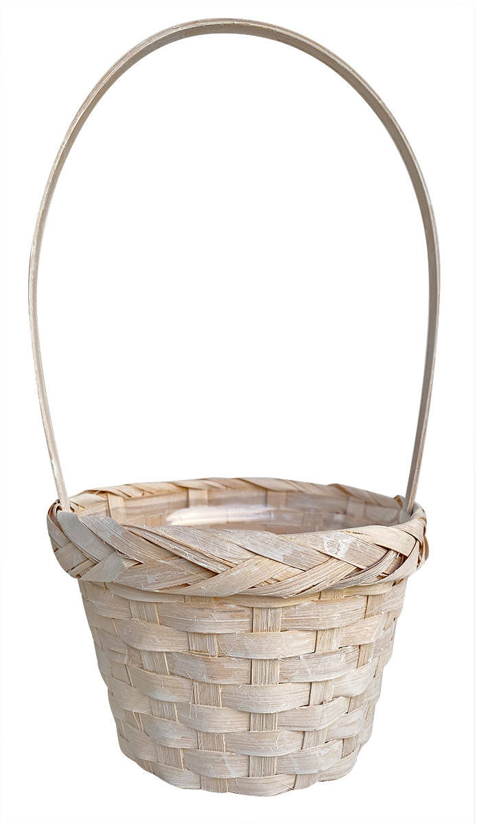 

Корзина из лозы 14,5 х 30 см, бежевая