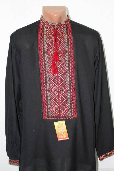

Вишиванка чоловіча Olana 5323 чорний