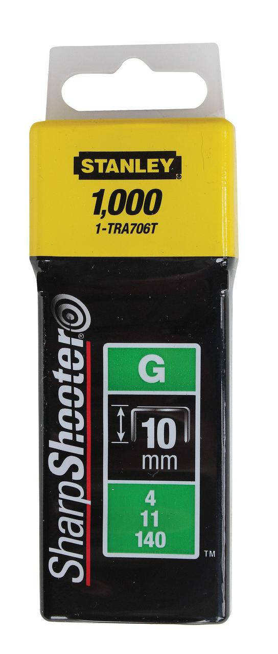 

Скоби для степлера професійні типу "G" Stanley 10 мм арт.1-TRA706T
