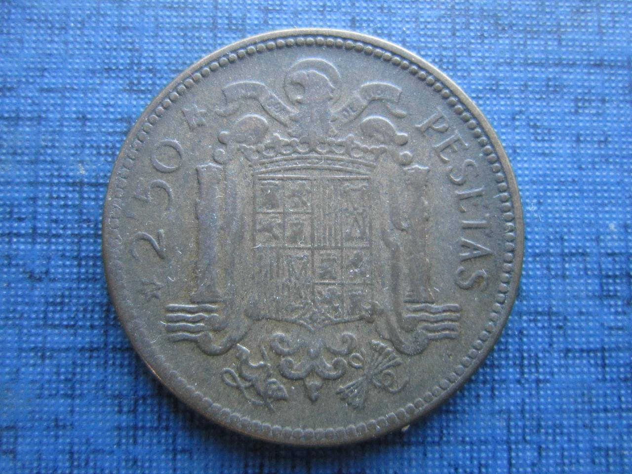 

Монета 2.5 песеты Испания 1953