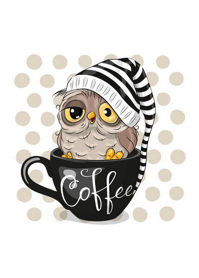 

Открытка "Утренняя совушка"