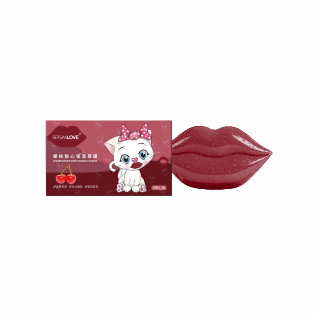 

Патчи для губ с вишней Sersanlove Cherry Honey Moisturizing Lip Mask (Подтекли)