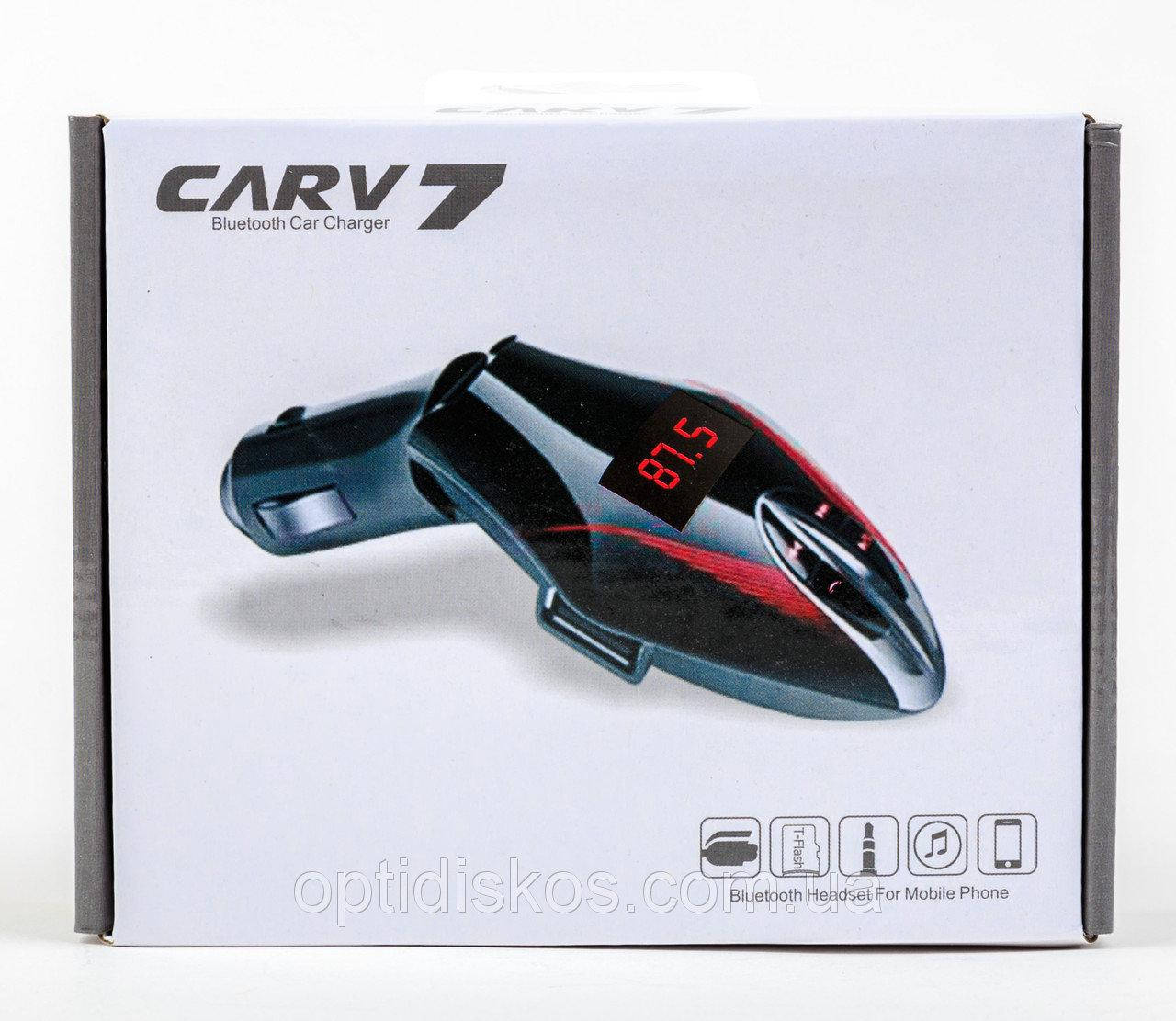 

Трансмиттер с блютузом FM модулятор Car 7 Bluetooth,AUX