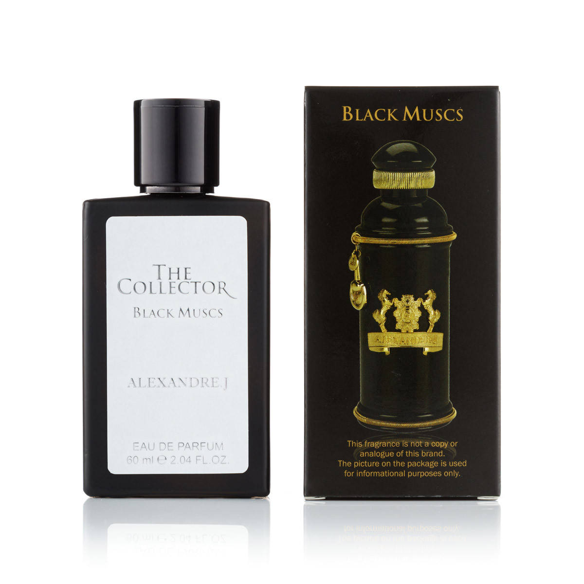 

Мини-парфюм унисекс 60 мл Black Muscs Alexandre J