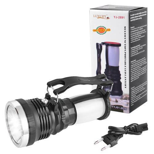 

Фонарь переносной Luxury 2891T-1W + 16SMD, солнечная батарея, ЗУ 220V, встроенный аккумулятор