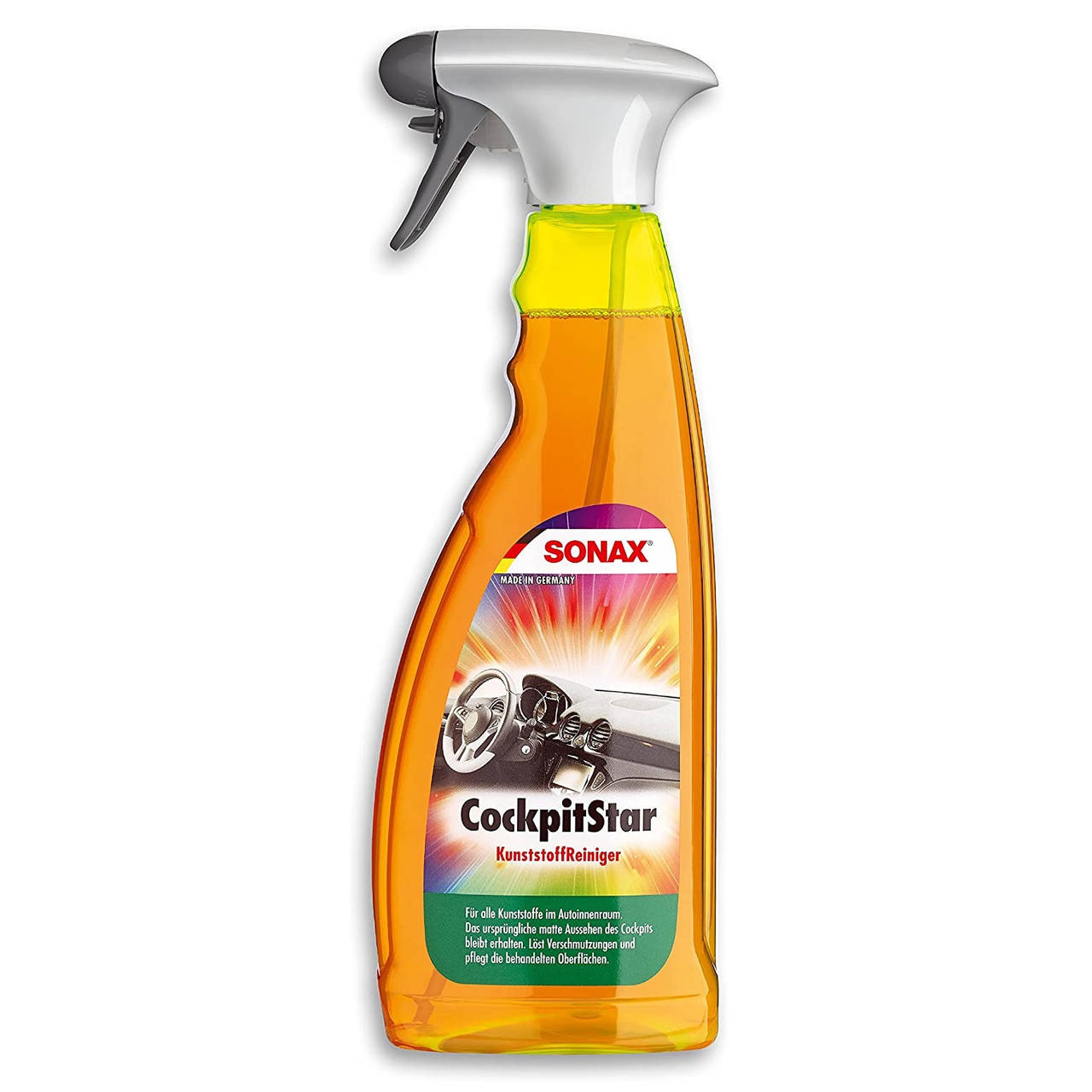 

Очиститель пластика матовый SONAX CockpitStar 750 мл (249400)